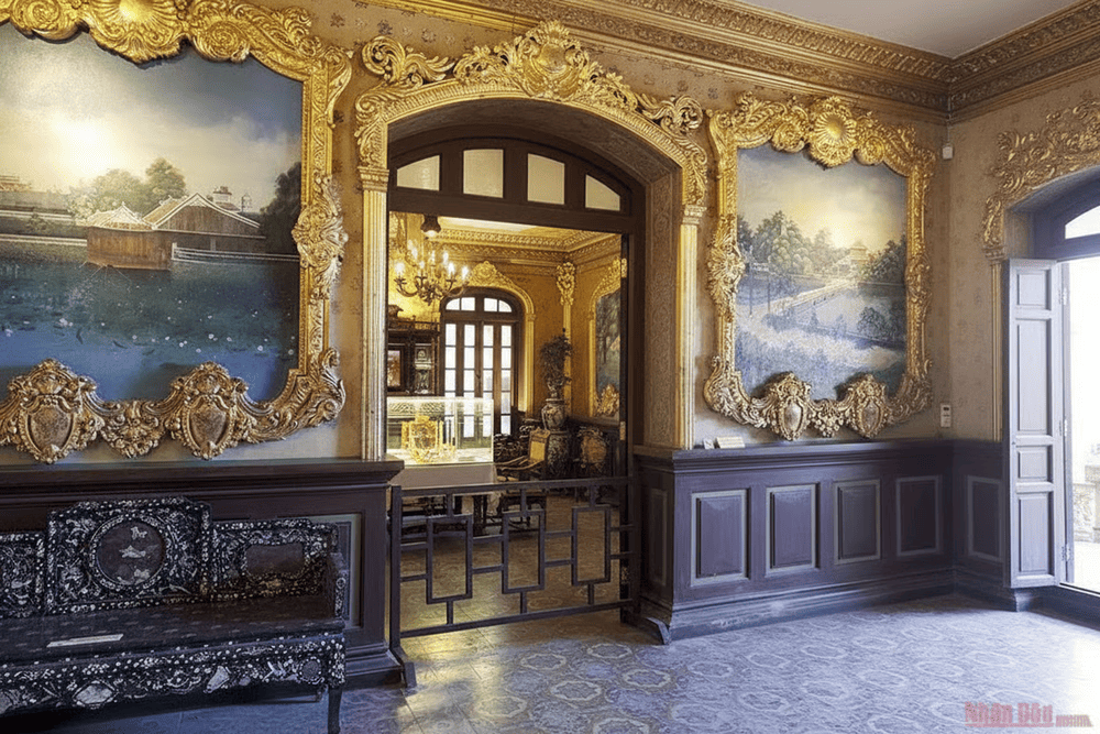 Save information about entrance fees and opening hours for a great experience at An Dinh Palace